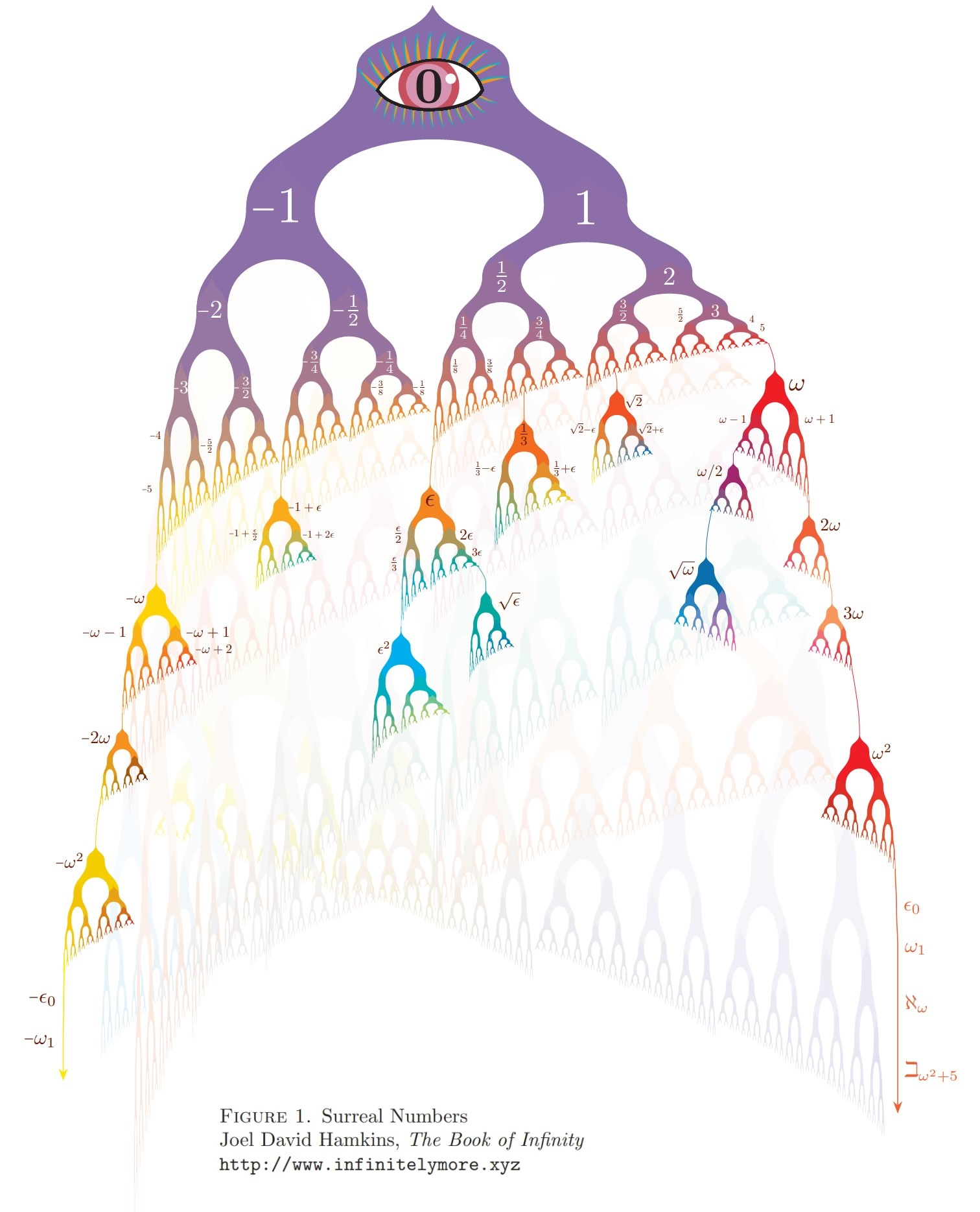 The surreal number tree