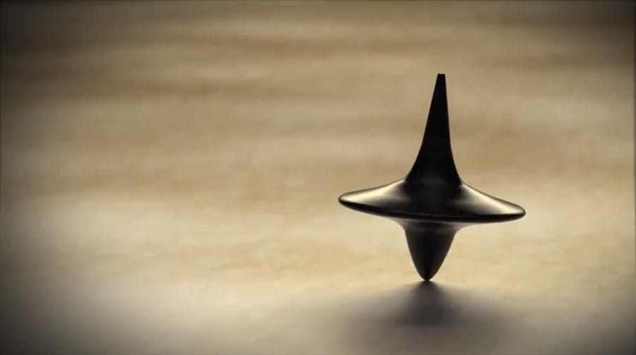 Spinning top from the Inception movie